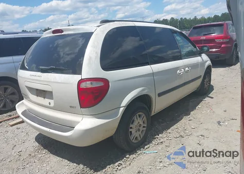 2005 Dodge Caravan Sxt из США, поврежденный, VIN 1D4GP45R35B191016